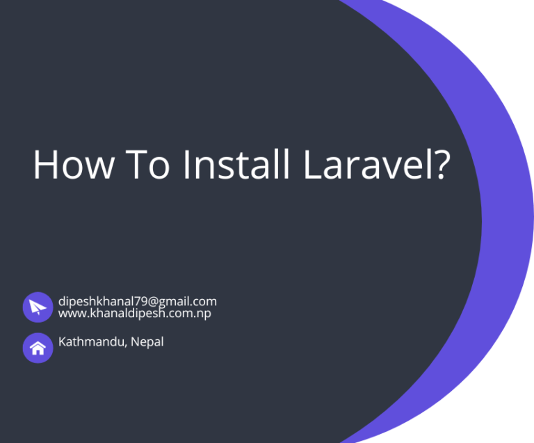 How To Install Laravel